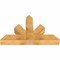 Ekena Millwork Saratoga Rough Sawn Timber Gable Bracket, Western Red Cedar, 48"W x 30"H x 6"D x 6"F, 15/12 Pitch GBW048X30X0606SAR00RWR - alternate 4